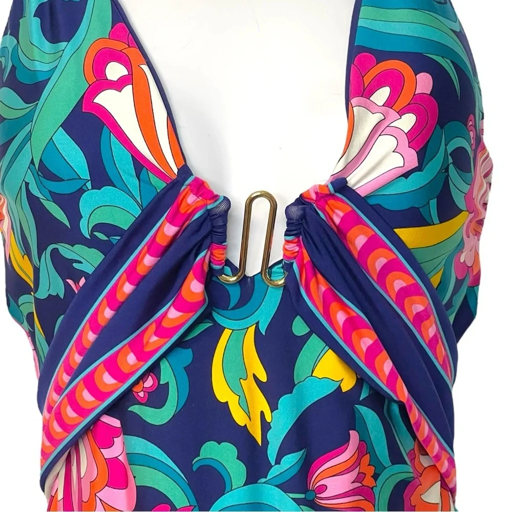 Trina Turk India Garden One-Piece Swimsuit